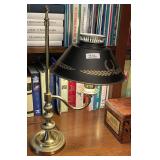 Brass desk lamp 20" tall