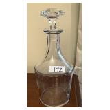 Baccarat crystal decanter 11" tall