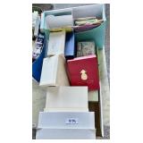 Group of stationery, greeting cards