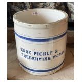 Antique Knox Pickle & Preserving Works crock
