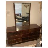 Dresser with mirror