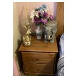 Nightstand plus contents