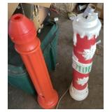 Two 30" candle blow molds