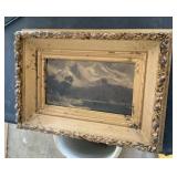 Old lithograph in antique frame 20" x 14ï¿½