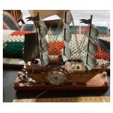 Lighted ship clock