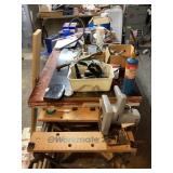Work table and contents and center of