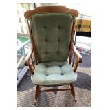 Rocking chair with cushions