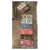 Box of license plates