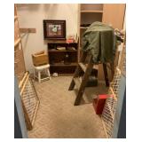 Contents of master closet