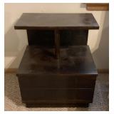 Mahogany nightstand 16x20x 23" tall