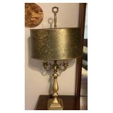Gold table lamp