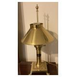 Brass desk lamp