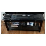 TV stand and contents