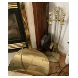 Fireplace tools and popcorn popper