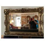 45" buffet mirror in ornate frame