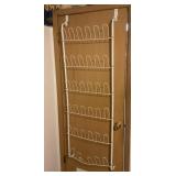 Shoe rack on door