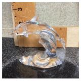 Swarovski crystal dolphin