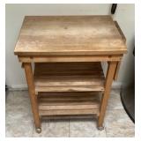 Wooden  kitchen cart
