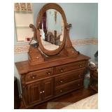 2-piece dresser with mirror