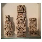 Mayan totem figures