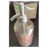 12" St. Louis Crystal Water seltzer bottle