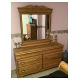 Dresser with mirror