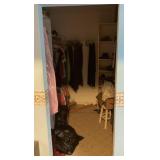 Contents of master bedroom closet