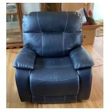 Pleather power recliner --works