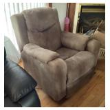 Microfiber power recliner --works