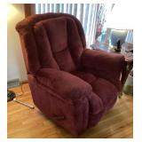 Large over stuffed recliner