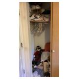 Contents of bedroom closet