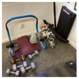 Collection of workout gear