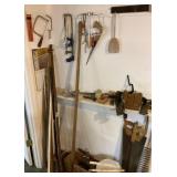 Clean up lot of saws