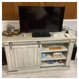TV stand and contents