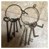 Group of skeleton keys