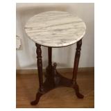 30" tall marble top table