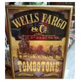 Wells Fargo framed poster