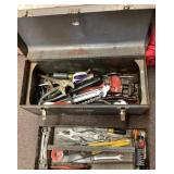 Craftsman metal toolbox plus contents
