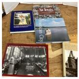 Collection of St. Louis history books