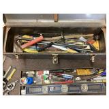 Toolbox plus contents 30" wide 8" deep