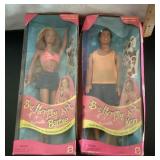 Butterfly Art Barbie & Ken dolls
