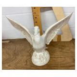 Ceramic duck in flight