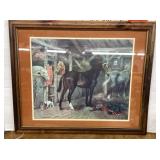 Framed Richard Newton print 24x38