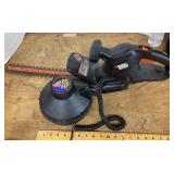 Black & Decker electric hedge trimmer + spotlight