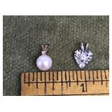 2 10k gold pendants