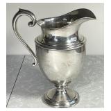Sterling silver water pitcher