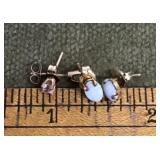 2 pair 14k gold earrings