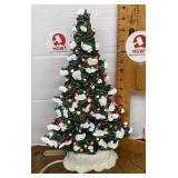 Ceramic lighted Christmas tree