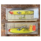 2 Heddon fishing lures