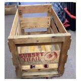 Sunset Trail peach crate 25" x 13ï¿½